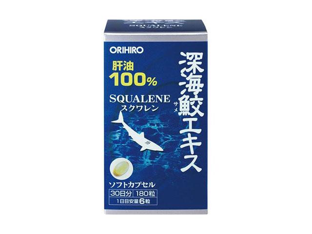 Viên uống dầu gan cá mập Orihiro Squalene Nhật Bản nội địa 180 viên