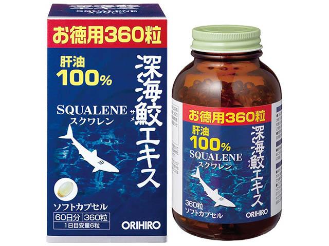 Viên uống dầu gan cá mập Orihiro Nhật Bản nội địa 360 viên 