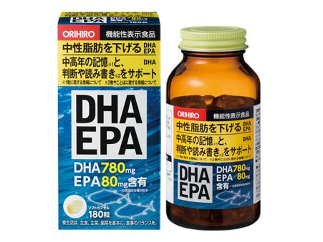 Viên uống bổ não DHA, EPA Orihiro Nhật Bản 180 viên