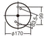 Kích thước quạt trần Panasonic Nhật nội địa SP7082 | Nhập khẩu Chính Hãng