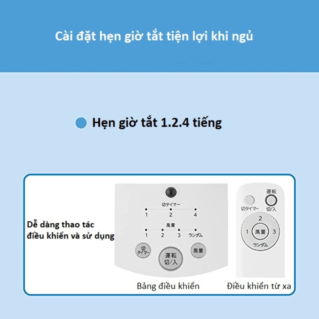 Quạt cây Toshiba TF-30AL24 | Quạt Nhật 7 cánh, động cơ AC