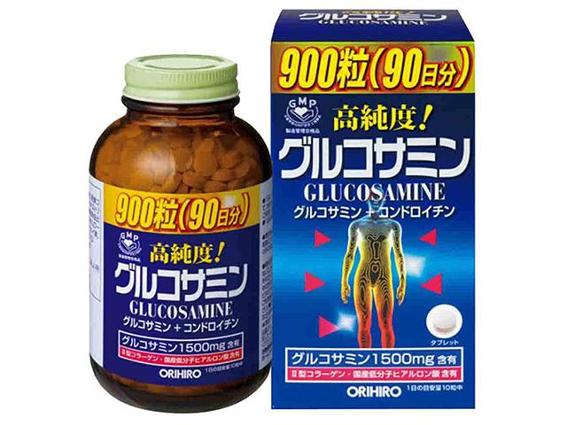 Viên uống bổ xương khớp Glucosamine Orihiro 900 Viên / Thực phẩm chức năng Nhật nội địa